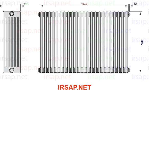Радиатор IRSAP Tesi 61800/23 T23 CL 01